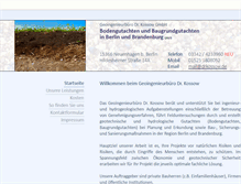 Tablet Screenshot of drkossow.de